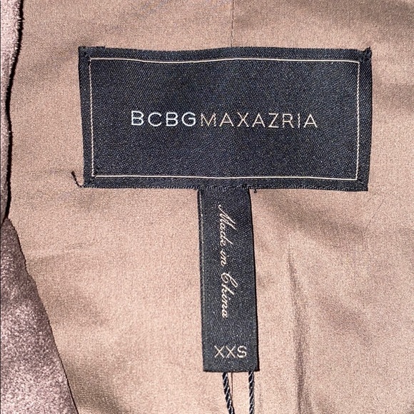 BCBGMAXAZRIA Mike Faux Suede Fringe Vest - Picture 4 of 5